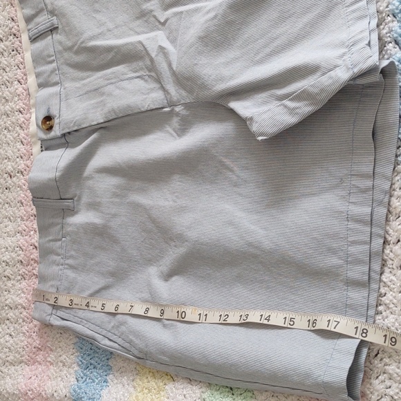 NWT Old Navy Size 40 Blue Stripe Ultimate Slim Built In Flex Shorts - Picture 7 of 16